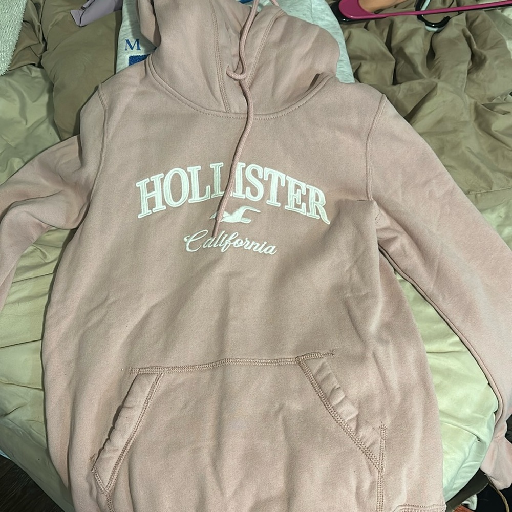 pink hollister hoodie . brand new